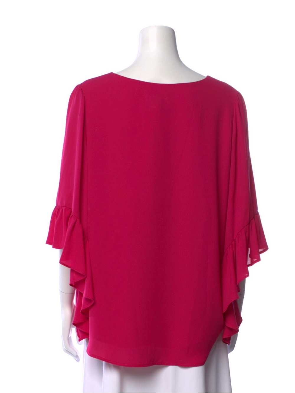 Joseph Ribkoff Ruffle-Sleeve Blouse - Picture 3 of 3